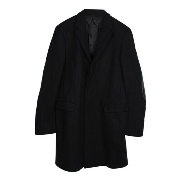 Prada Trench Coat in Black Wool
